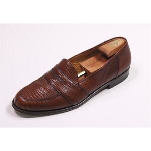 Maus & Hoffman Genuine Lizard Slip-On Penny Loafers US 13 M